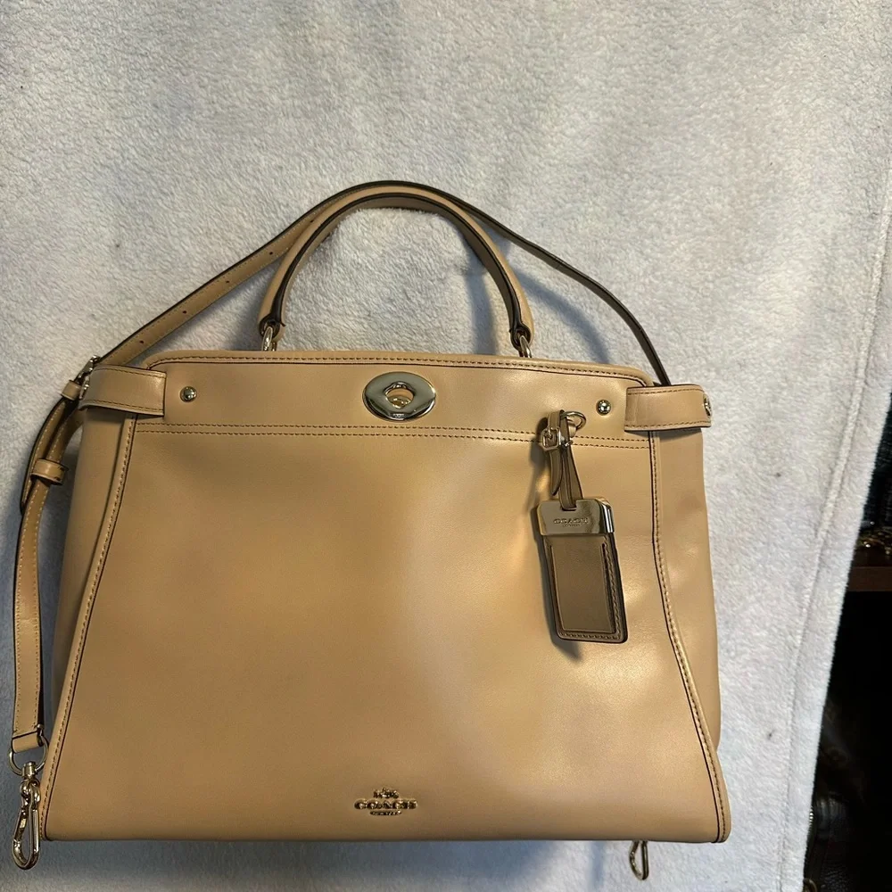 Coach Tan Gramercy satchel - Picture 1 of 10